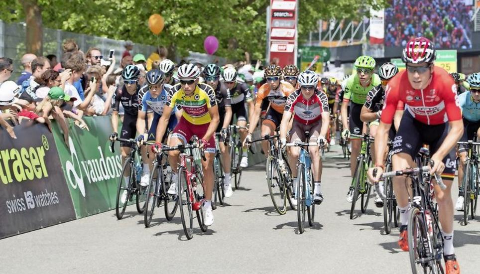 Viele Fans, attraktiver Sport: die Tour de Suisse in Schaffhausen. Auch in Frauenfeld soll es ein Fest werden. Bild: Roger Albrecht
