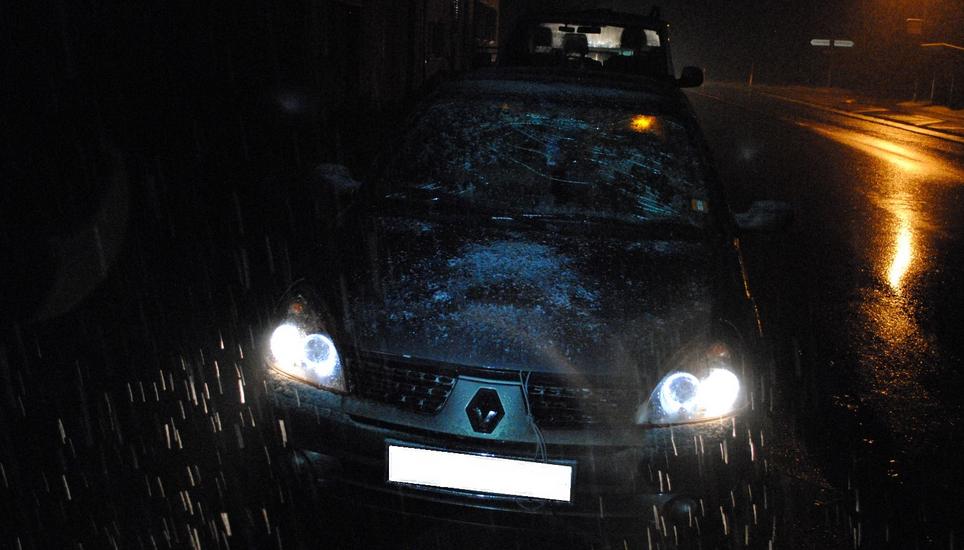Die Sicht des Fahrers war massiv eingeschränkt. Bild: SHPol