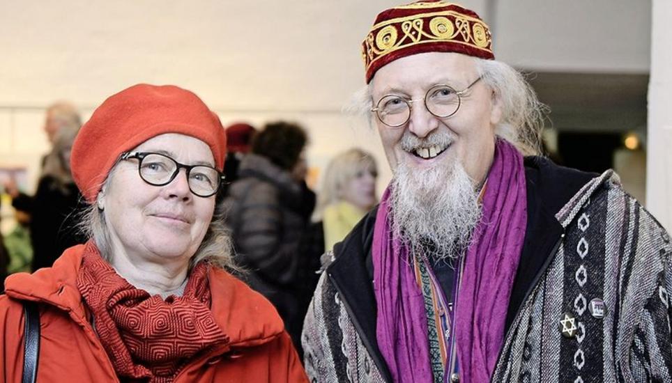 Anne Chanson aus Neunkirch und Armin Eichmann aus Ramsen waren von der Farbigkeit der Bilder begeistert.