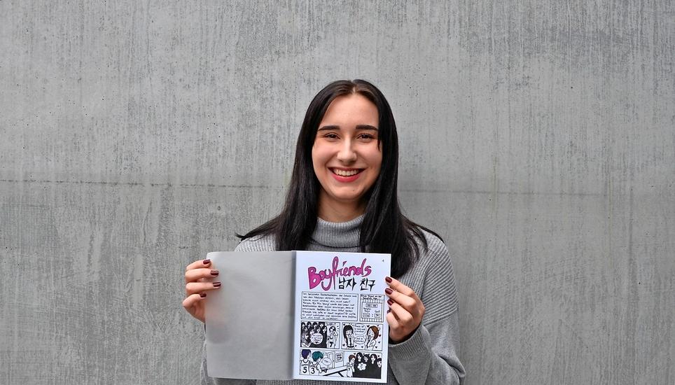 Der Comic von Laura Goetz handelt von der Problematik Homosexueller in der heutigen Gesellschaft. Bild: Miriam Barner