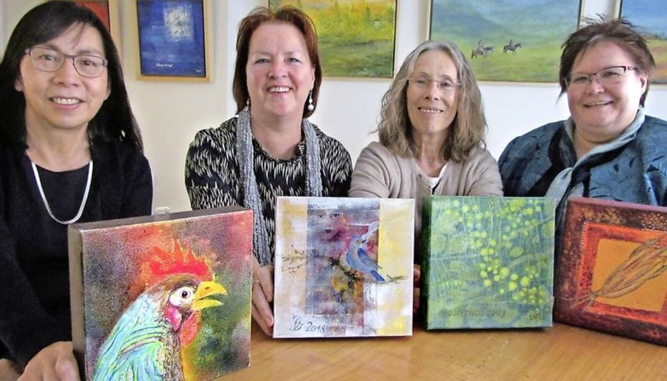 V. l.: Aunchun Hirling, Isa Barlak, Esther Wenger und Sabine Müller. Bild: Ernst Hunkeler