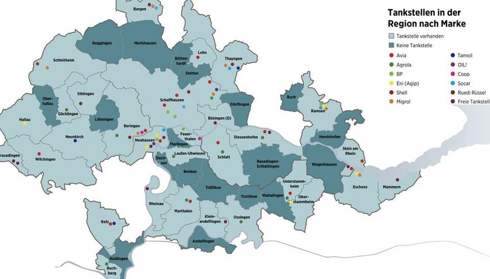 Bleifrei 95 In Neuhausen Am Billigsten Diesel In Diessenhofen