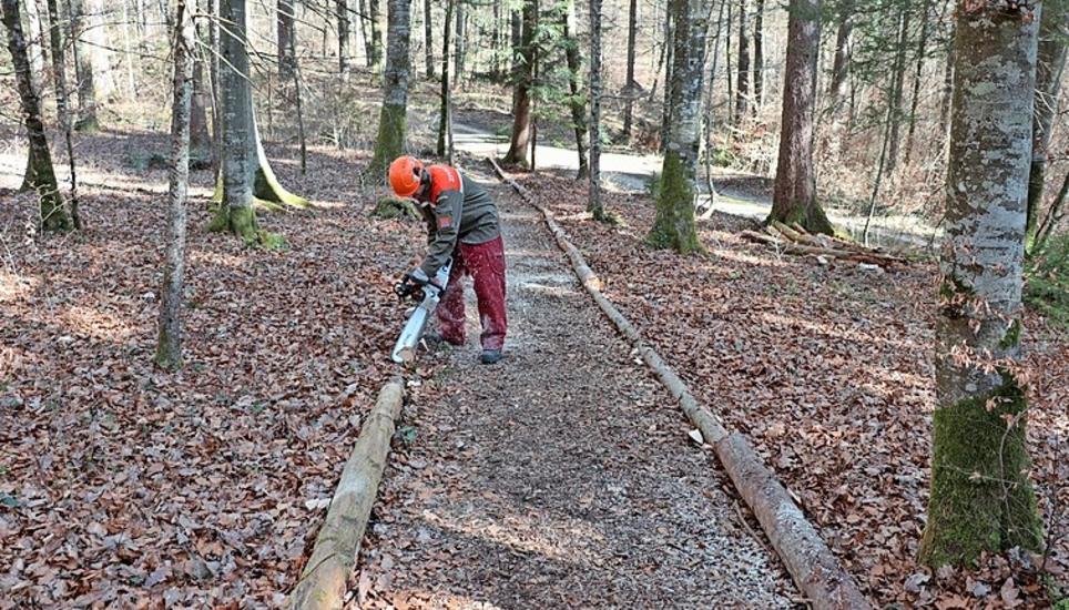 Hier im Wangental war der Zivilschutz im Einsatz. Bild: zvg