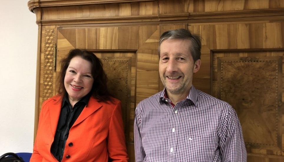 Ursula Fehr zieht sich aus der Politik zurück, Peter Bär kandidiert ein weiteres Mal. Bild: Radio Munot