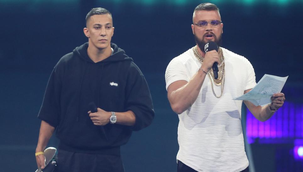 Die einen wollen sie, die anderen nicht: Farid Bang (l.) und Kollegah. Bild: Key