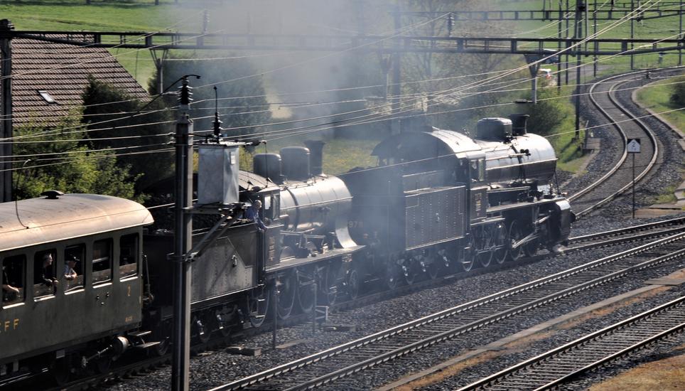 Ausfahrt mit voller Kraft. Bild: Johannes von Arx