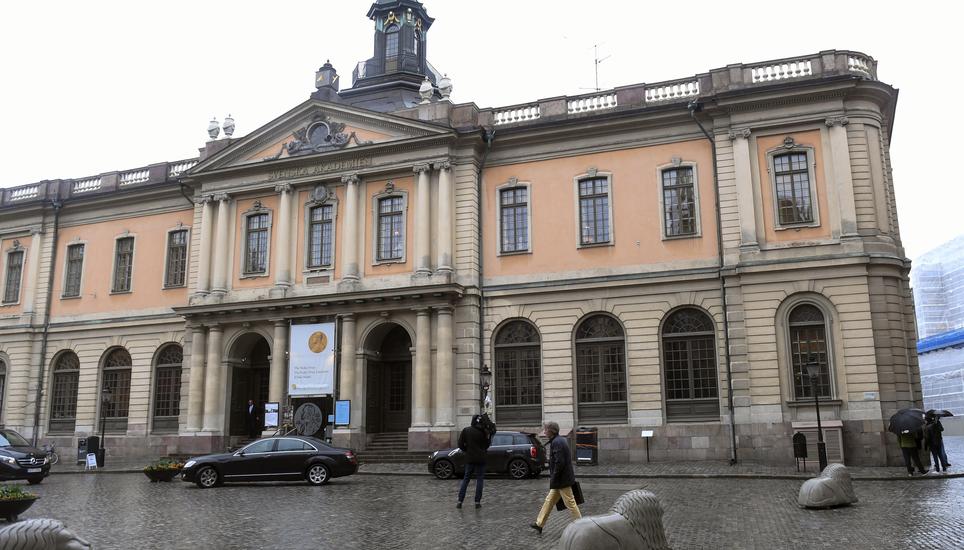 Der Sitz der Schwedischen Akademie in Stockholm. Bild: Key