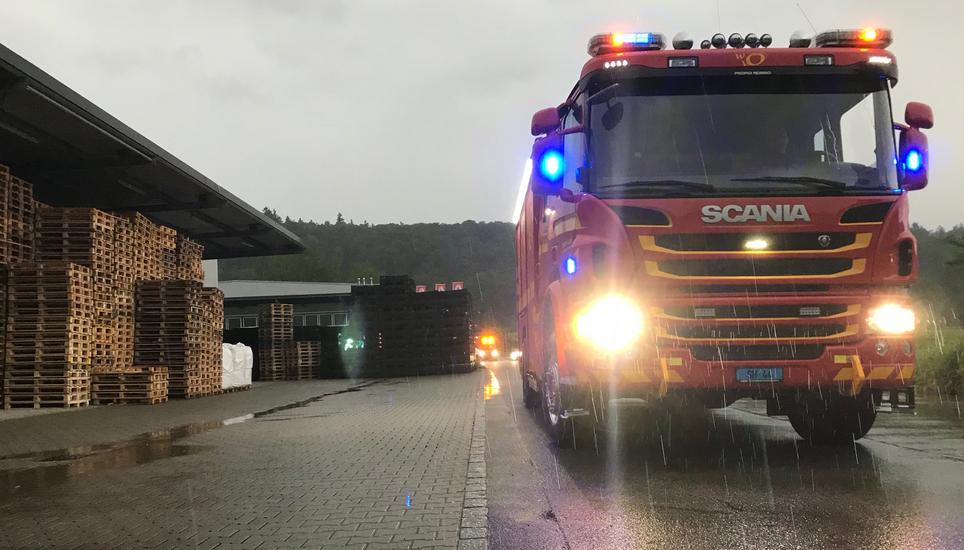 Mehrere Fahrzeuge des WVO standen im Einsatz: Bild: wvo