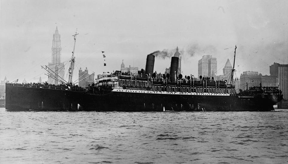 Die «Prinz Friedrich Wilhelm». Das Schiff brachte Migranten nach Amerika. Bild: Wikimedia