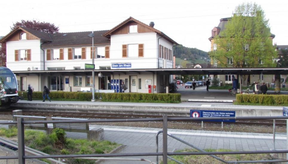 So sieht der Bahnhof Stein am Rhein bisher noch aus.