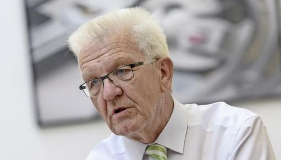 «Es arbeiten viele Deutsche in der Schweiz, zum Beispiel auch mein Sohn»: Winfried Kretschmann. Bild: Michael Kessler