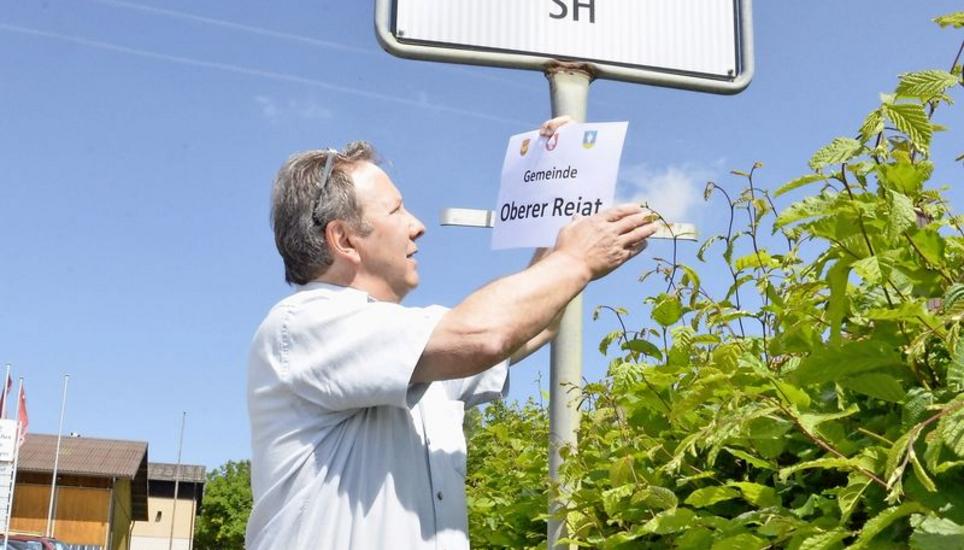 Andreas Storrer aus Lohn ist Befürworter einer Fusion im Oberen Reiat und für den möglichen neuen Namen «Oberer Reiat». Bild: Luc Müller