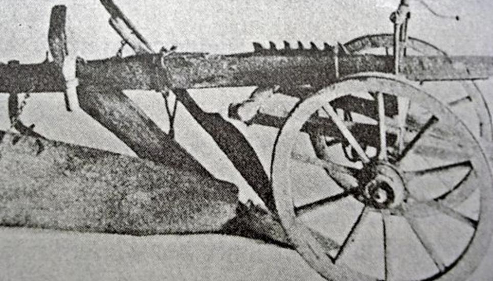 Ein Aargauer Pflug, wie er um 1918 verwendet wurde. Bild: zvg