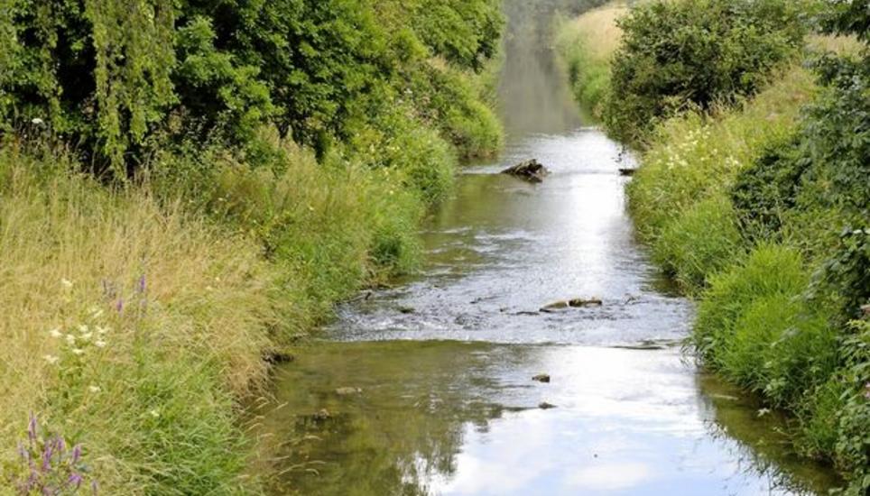 Die Biber führt im oberen Kantonsteil wenig Wasser. Bild: Selwyn Hoffmann