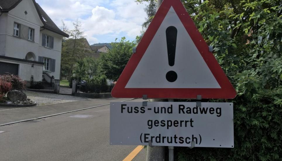 Nach einem Erdrutsch war der Weg lange gesperrt. Symbolbild