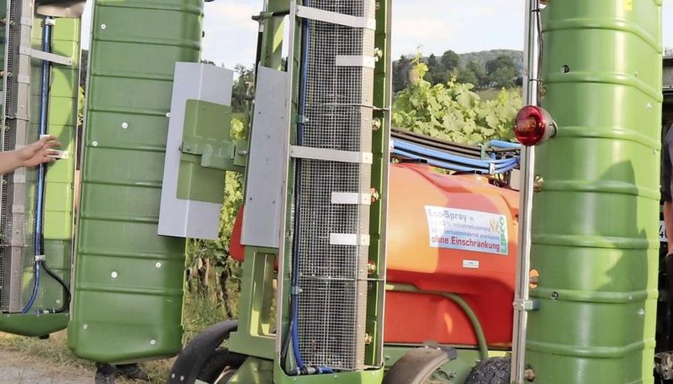 Dieses Tunnelsprühgerät wurde präsentiert. Bild: Roland Müller
