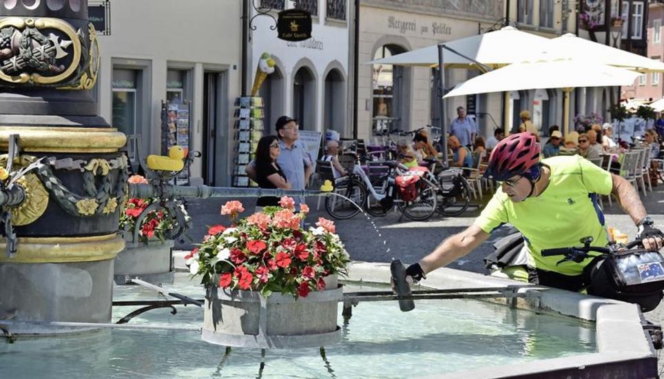 18 private und städtische Brunnen gibt es in Stein am Rhein – doch nur wenige Figurenbrunnen. Bild: Urs Oskar Keller