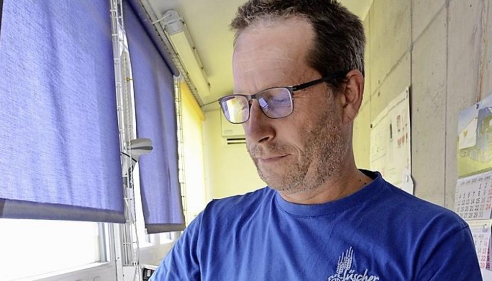 Seit 32 Jahren arbeitet René Lüscher in der gleichnamigen Neumühle in Hallau.