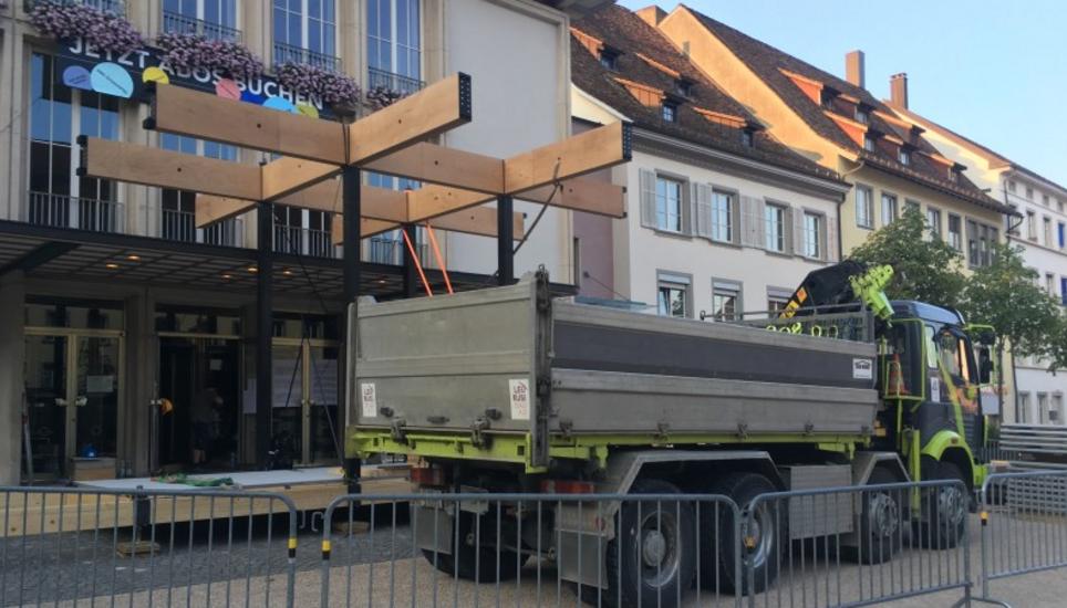 Bereits in zwei Wochen muss alles bereit sein für den ersten Auftritt.
