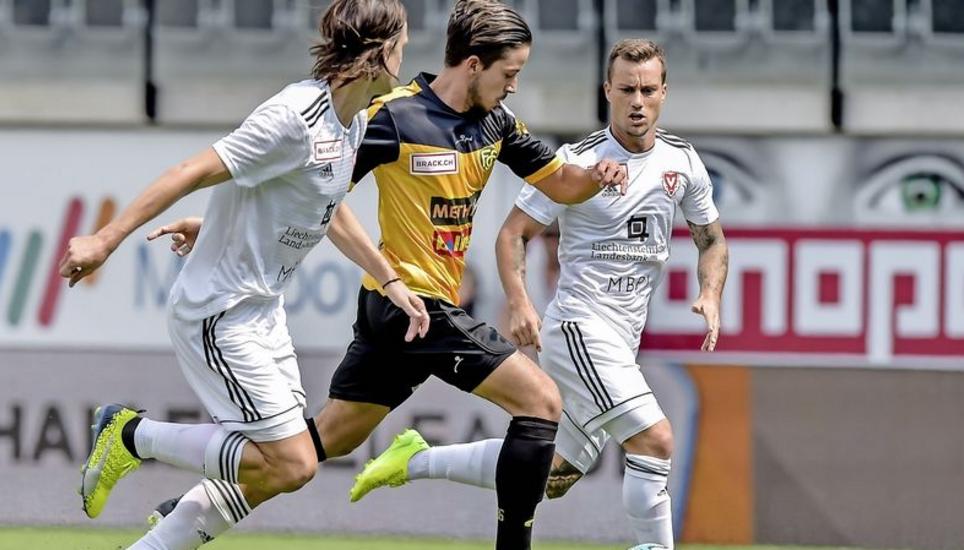 Wie schon im Heimspiel gegen Wil war Miguel Castroman auch gegen die Vaduzer treibende Kraft in der Offensive – und zweifacher Torschütze für den FCS. Bild: Roger Albrecht