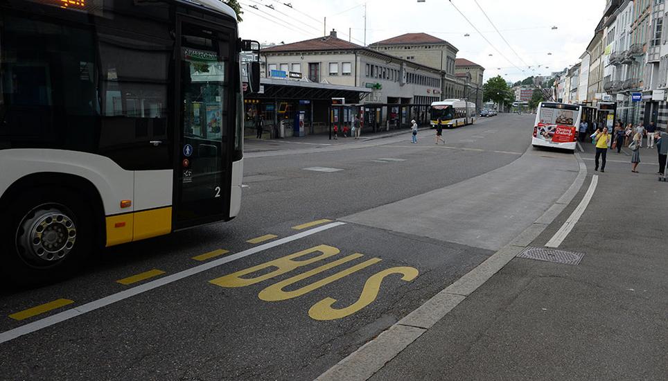 Die Bahnhofstrasse soll laut Stadtrat aufgewertet werden. Bild: Selwyn Hoffmann