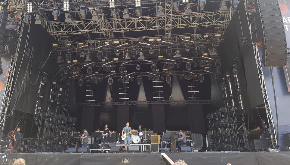 James Blumt bei der Bandprobe. Bild: OPP