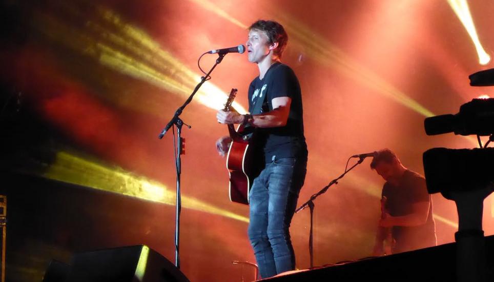 Mit dem Auftritt von James Blunt ging das Stars in Town zu Ende. Bild: Daniela Schwaninger