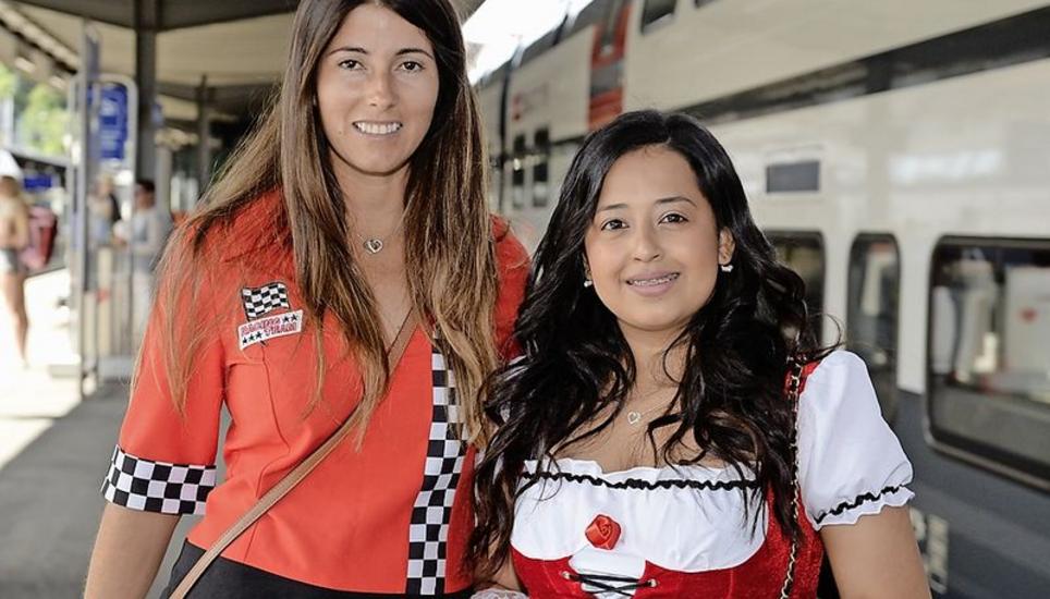 Diana Diaz und Lailla Grenzemann haben sich vorgenommen, an der Street-Parade viel zu tanzen.