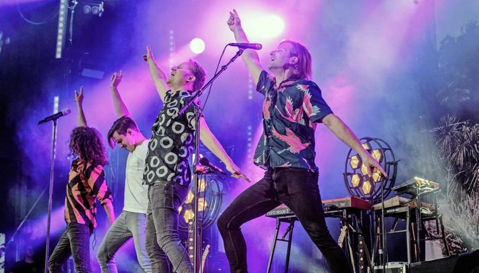 Charismatisch und sympathisch: die Zürcher Band Hecht. Bild: Selwyn Hoffmann