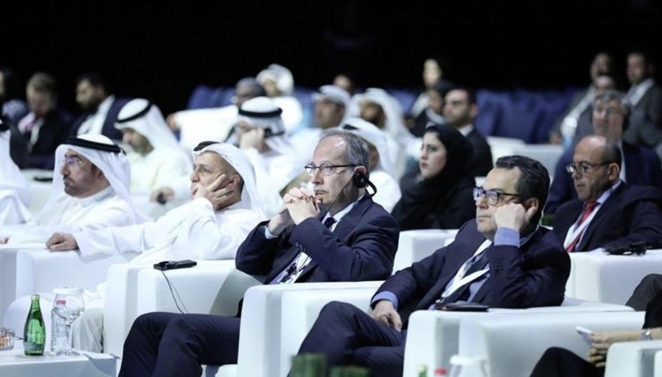 Besucher am Fachkongress «Mena Transport», der vom 22. bis zum 25. April in Dubai stattfand. Bild: UITP/ zVg