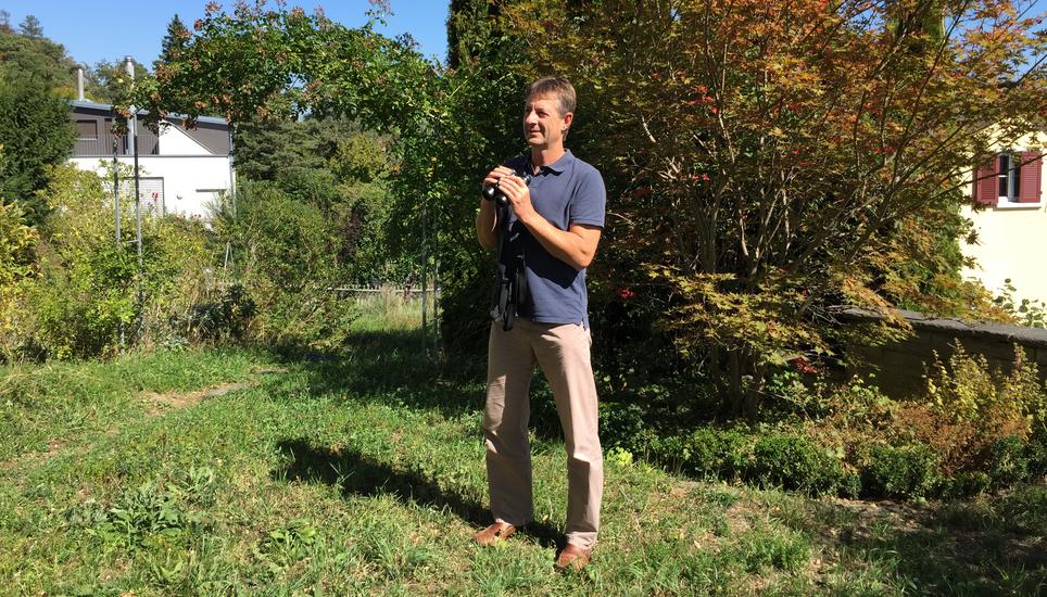 Andreas Reich, der Präsident des Schaffhauser Vogelvereins Turdus. Bild: RM