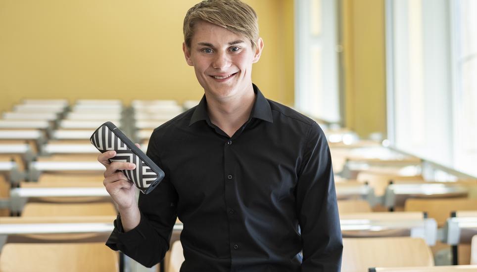 Tobia Ochsner aus Oberhallau hat die Jury mit seiner Arbeit überzeugt. Bild: zvg