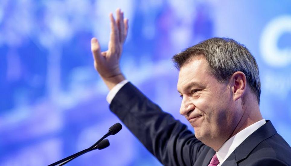 Markus Söder sieht schweren Zeiten entgegen. Bild: Key