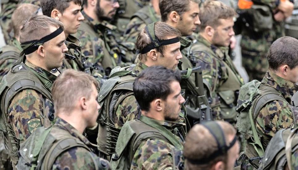 Letztes Jahr waren 232 von 306 Stellungspflichtigen des Kantons Schaffhausen militärdiensttauglich. Bild: zvg 2016 / KSK