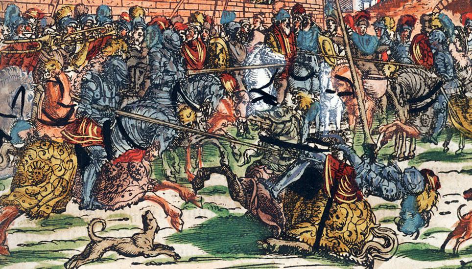 Kein Turnier im deutschsprachigen Raum ist so gut dokumentiert wie das Turnier in Schaffhausen im Jahr 1436. Bild: Wikimedia