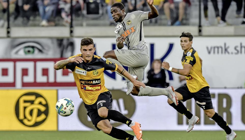 Mittelfeldspieler Valentino Pugliese (5) findet sich beim FCS immer besser zurecht. Ein Mann mit Perspektiven. Bild: Roger Albrecht