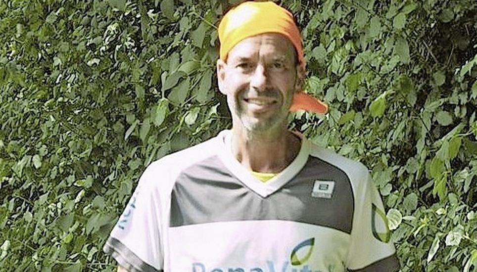 Volle Motivation: Stephan Franz ist bereit für den Lauf über 160 Kilometer. Bild: zvg