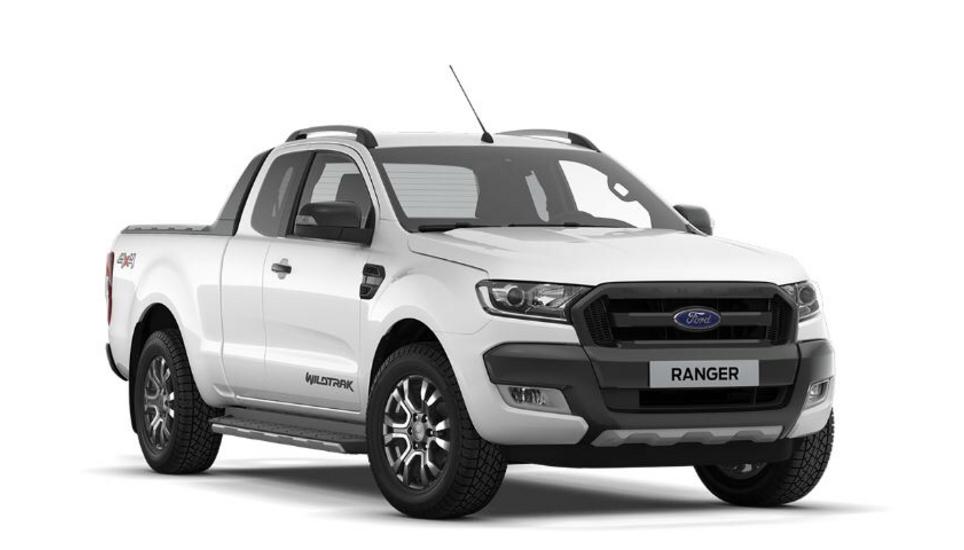 So ein Ford Ranger wurde Grün Schaffhauser geklaut. Bild: SHPol