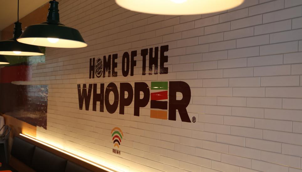 Auch das W-Lan scheint in der neuen Burger King Filiale vorhanden zu sein.