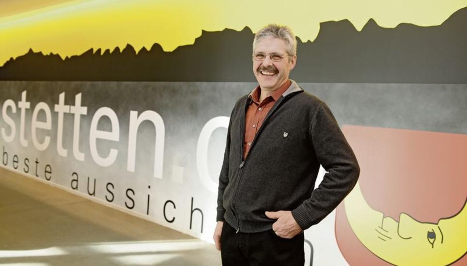 Hans-Peter Hafner hat seinen Rücktritt vom Amt als Gemeindepräsident von Stetten bekannt gegeben. Bild: Selwyn Hoffmann
