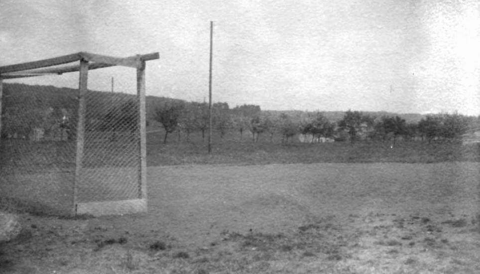 Das Spielfeld auf dem Ebnat, ungefähr 1910. Bild: Stadtarchiv