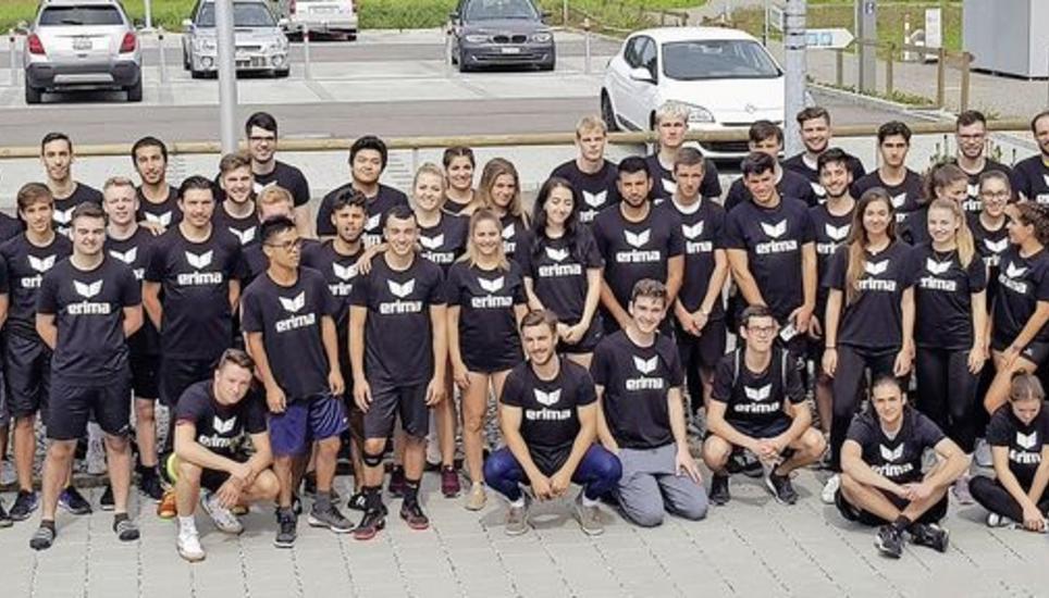 Die Teilnehmer des neunten jährlichen Nachwuchs-Trainingsweekends des VBC Schaffhausen im luzernischen Willisau. Bild: zvg