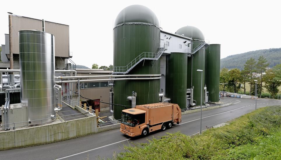 Die Biogasanlage auf dem Areal der KBA Hard soll bis zum nächsten Sommer stillgelegt werden. Bild: Selwyn Hoffmann