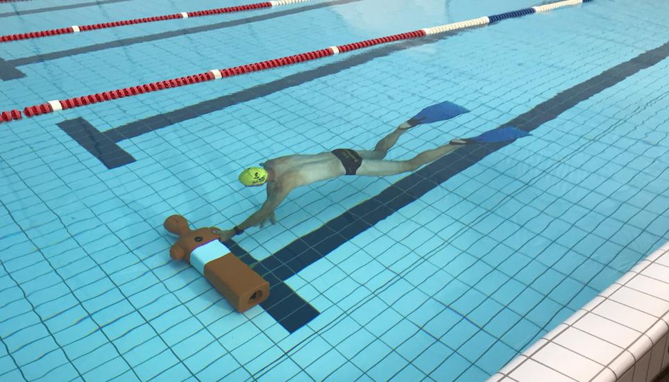 So trainieren die Rettungsschwimmer. Symbolbild: Radio Munot