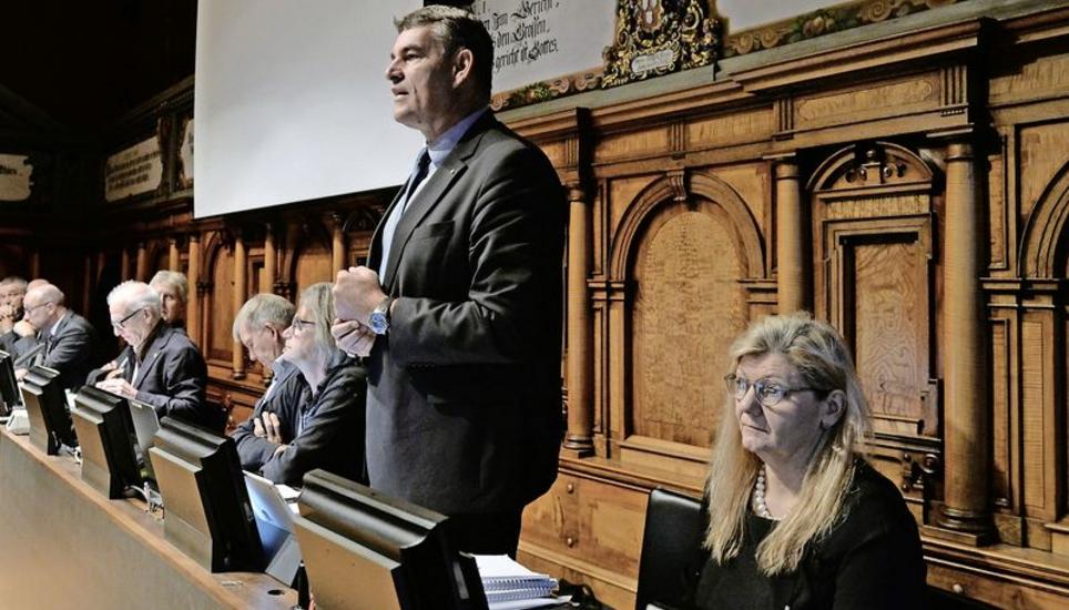 Die Forderung nach einer PUK fand eine Mehrheit im Rat. Im Bild: Erziehungsdirektor Christian Amsler. Bild: Selwyn Hoffmann