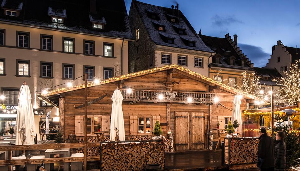 Das urchige Fondue-Chalet «Bockalp», welches zu feinen Käsespezialitäten im rustikalen Ambiente einlädt.