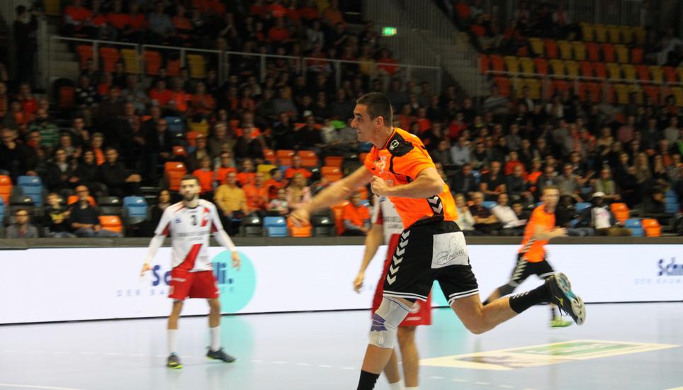 Gegen die Spanier von BM Logrono La Rioja konnten die Kadetten Schaffhausen zwar das Rückspiel gewinne, schieden aber aufgrund der weniger erzielten Auswärtstoren aus dem EHF-Cup aus. Bild: Radio Munot