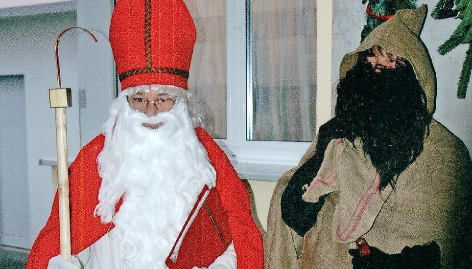 Sepp Blättler startete seine Samichlaus- Karriere mit 17 Jahren als Schmutzli. Bild: zvg