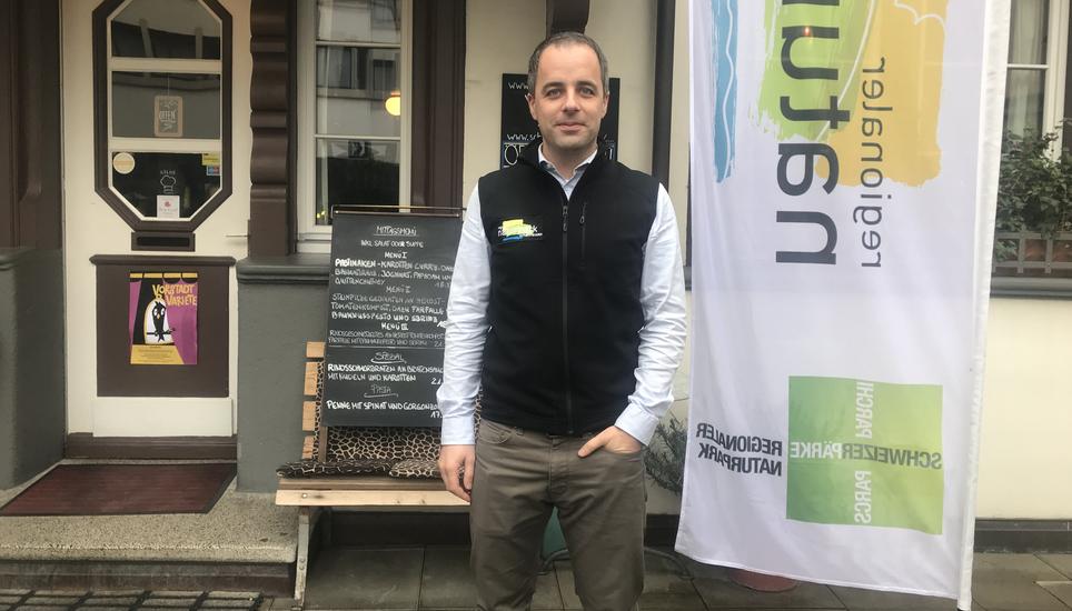 Rudolf Meier, Präsident des Naturparks Schaffhausen, ist mit dem ersten Jahr sehr zufrieden. Bild: RM