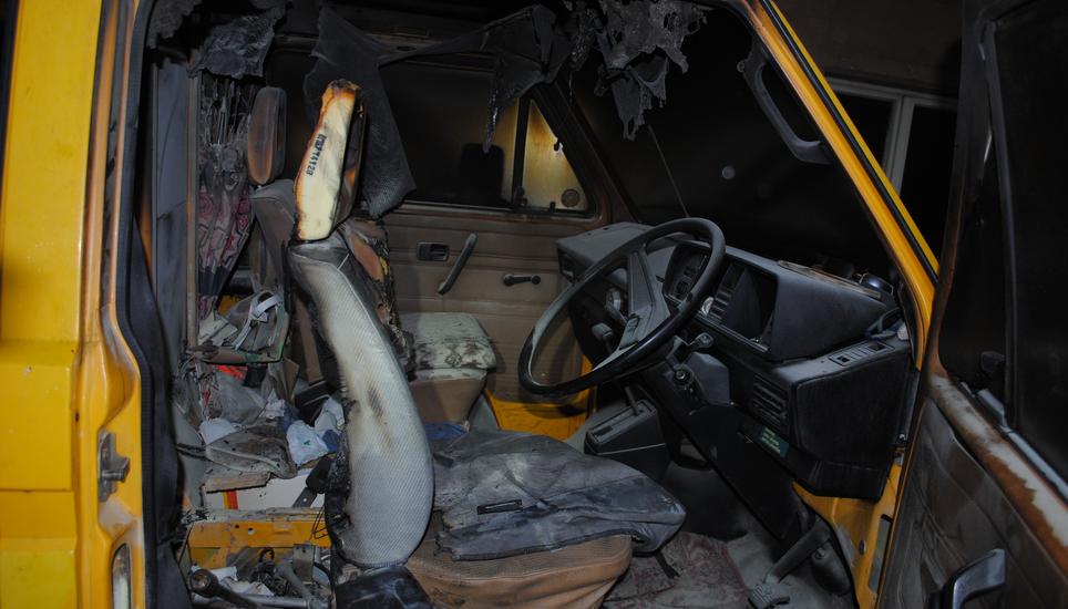 Das Fahrzeug wurde erheblich beschädigt. Bild: SH-Pol